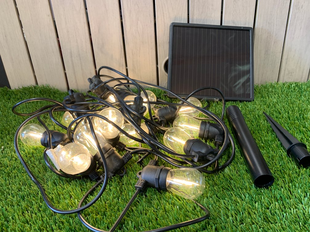 Sunforce Solar LED String Lights includes Solar Panel 
