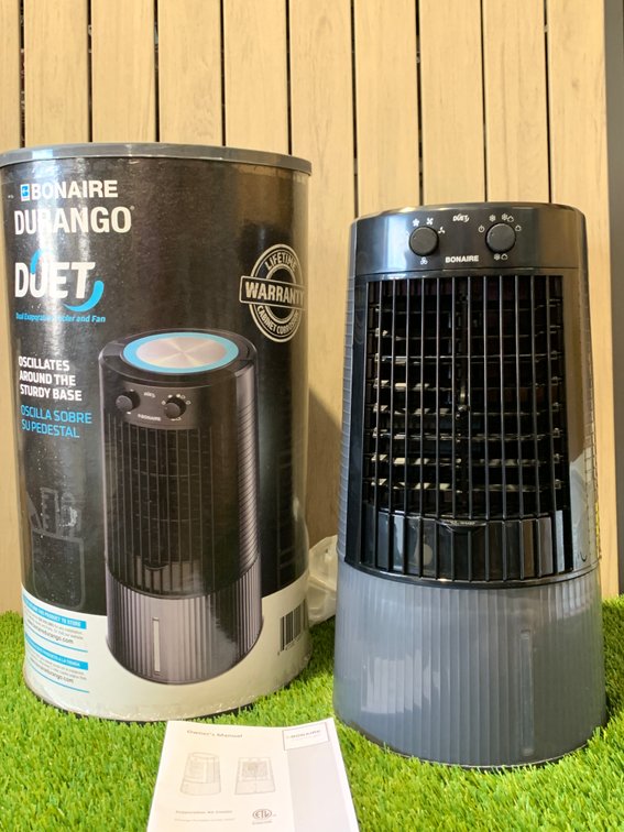 Bonaire Durango Dual Evaporative Cooler and fan - Oscillates - NEW 