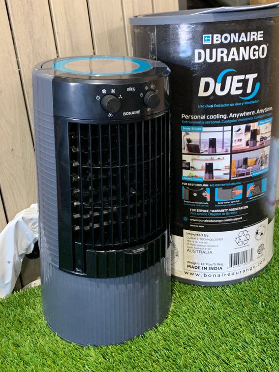 Bonaire Durango Dual Evaporative Cooler and fan - Oscillates - NEW 