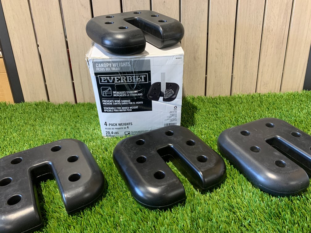 Everbilt Canopy Weights to increase stability  NEW 