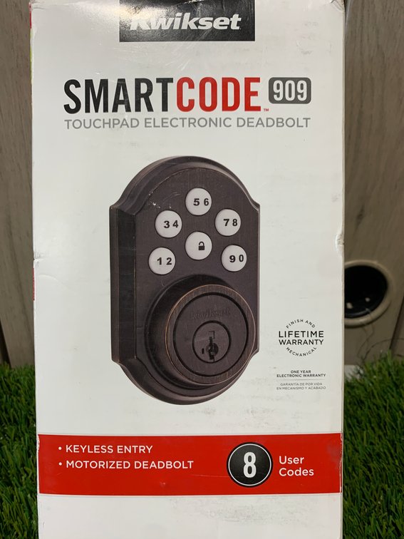 Kwikset Smartcode Keyless Touchpad Electric Deadbolt - Complete