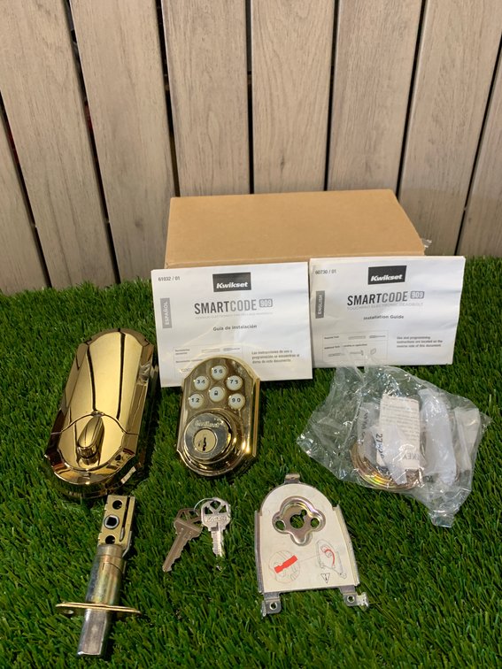 Kwikset Smartcode Keyless Touchpad Electric Deadbolt - Complete