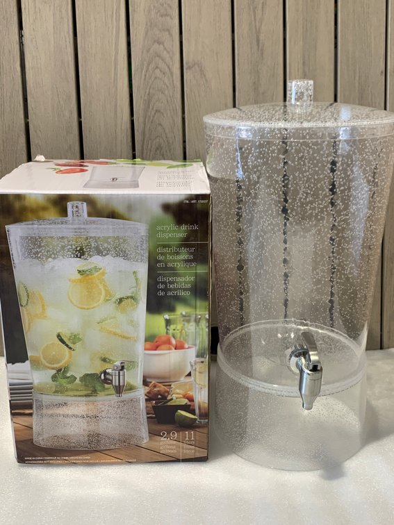 Acrylic Drink Dispenser NEW
