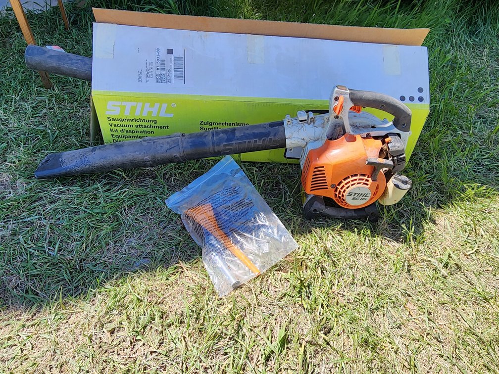 Stihl Leaf Blower with Attachments 