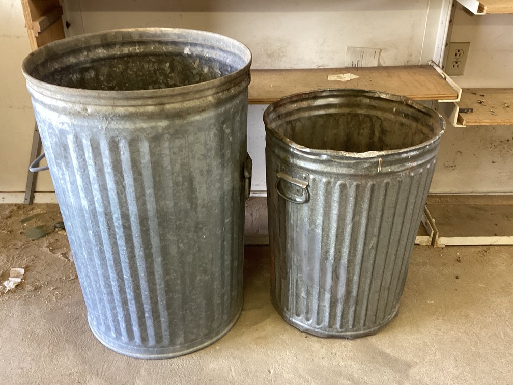 Metal Garbage Cans