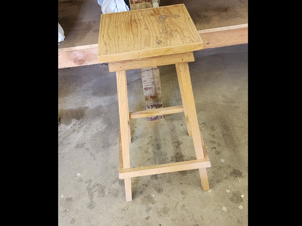 Wood Stool