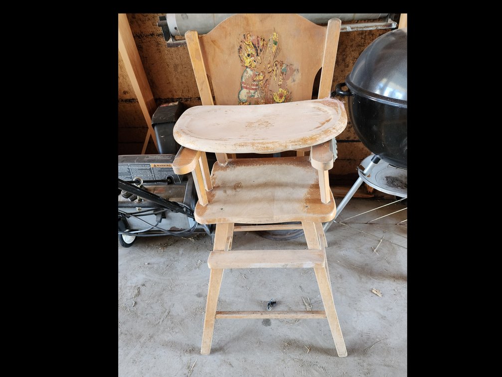 Wood Highchair 