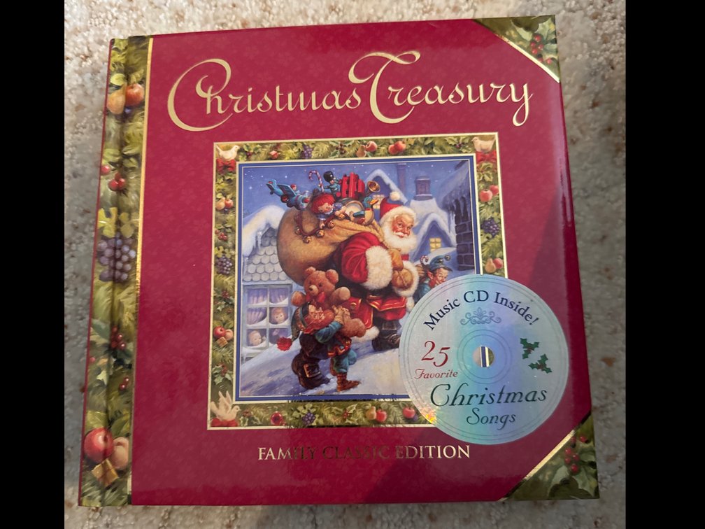 Christmas Treasury Book w/CD