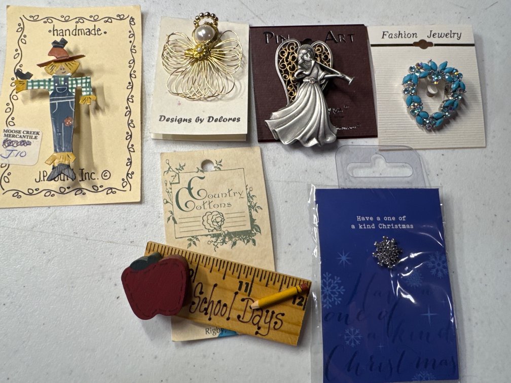 Assorted Brooch Pins