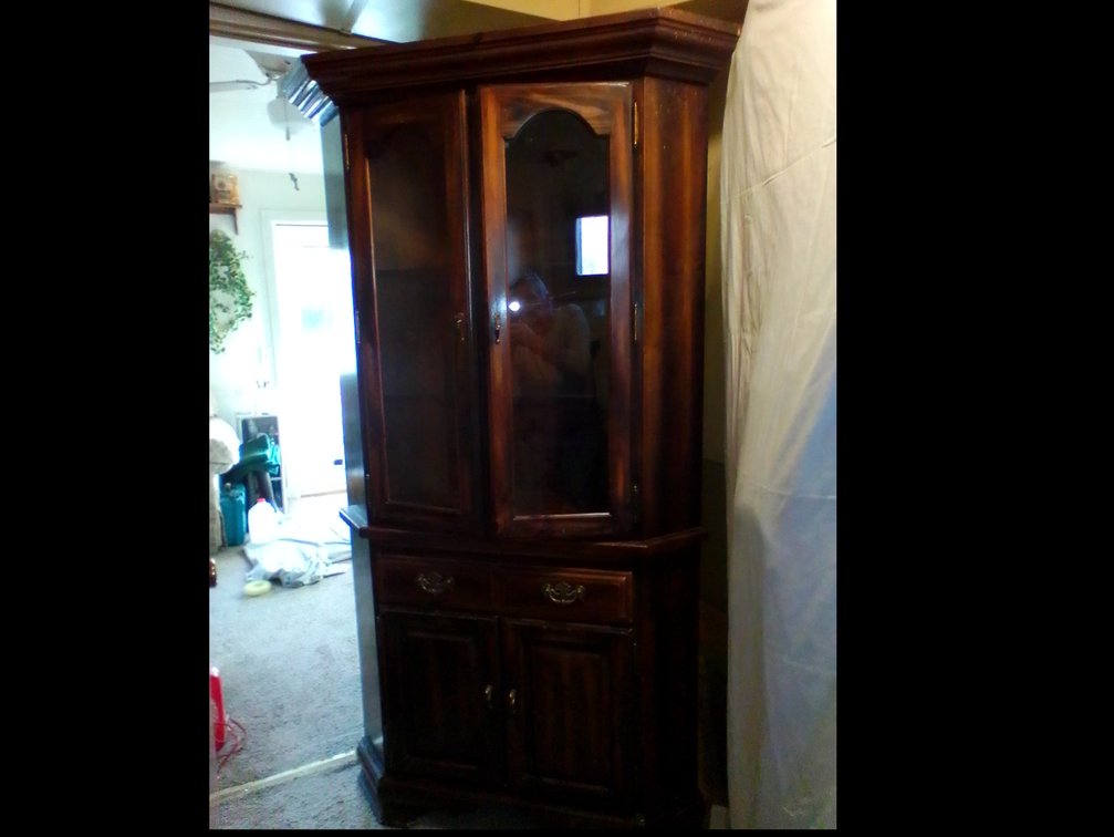 Corner Curio Cabinet