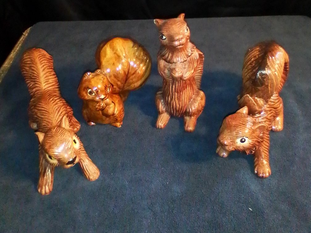 Ceramic Squirrels