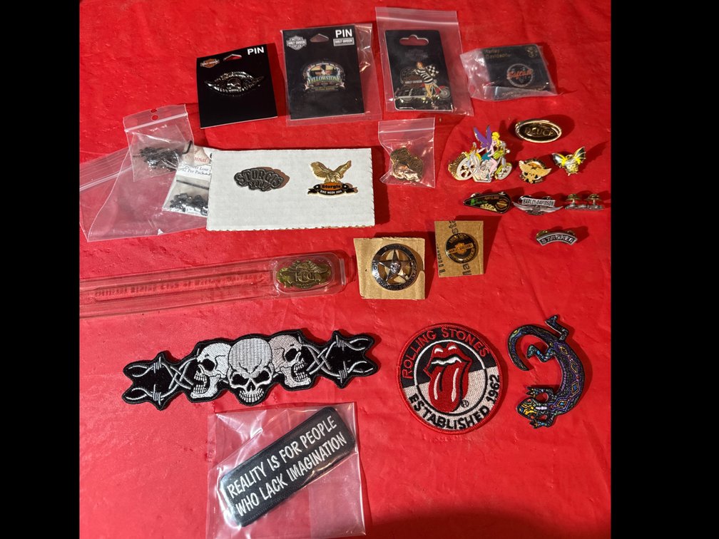 Harley Davidson Pins and Patches