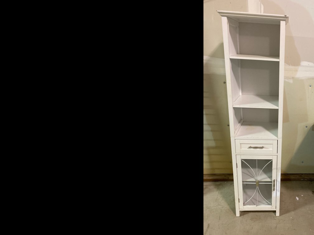 White Curio Hutch