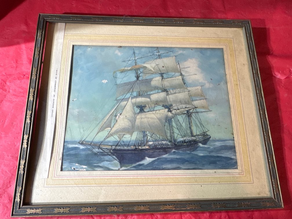 British Clipper Ship. “Ways Of Commerce”