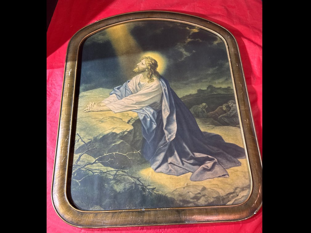 Jesus Praying In The Garden Of Gethsemane