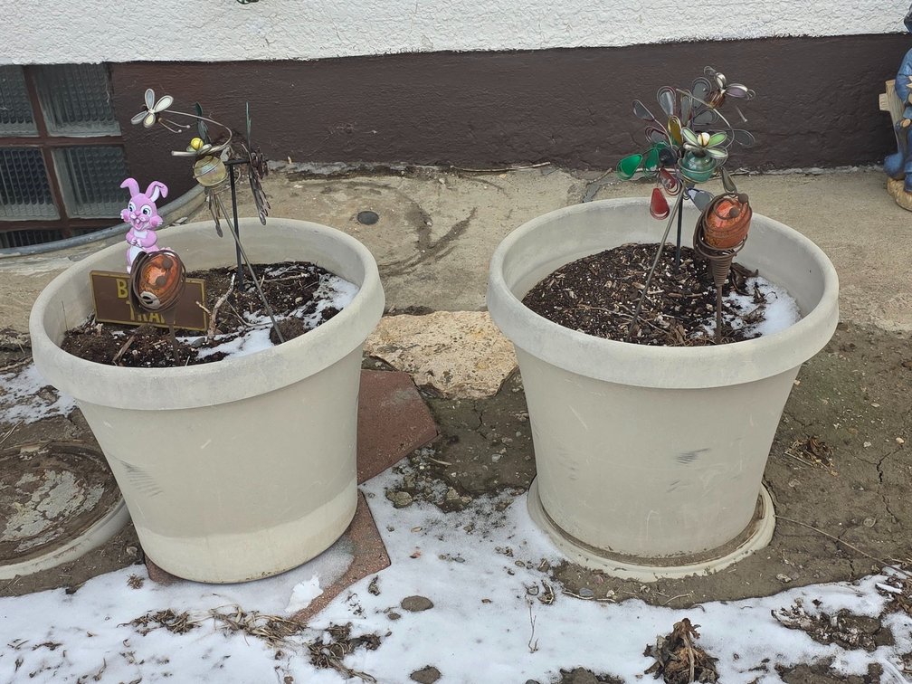 Planters with Decor