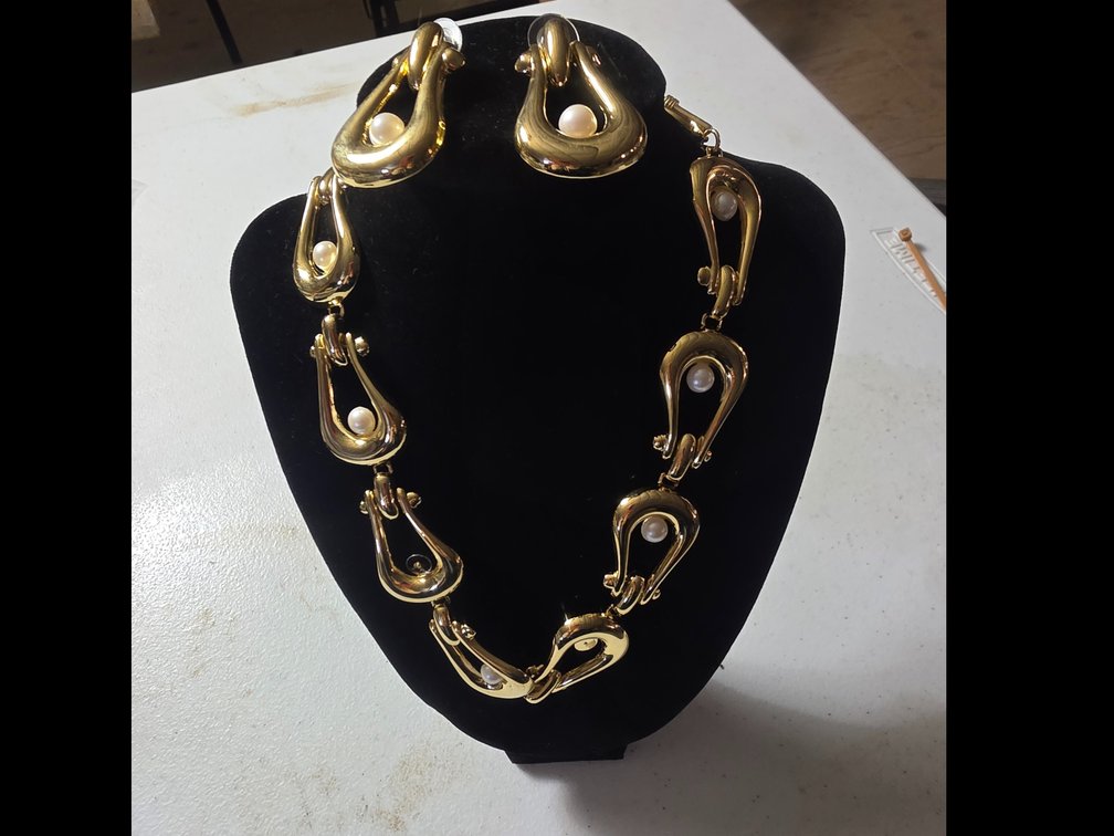 Chunky Necklace with Earings