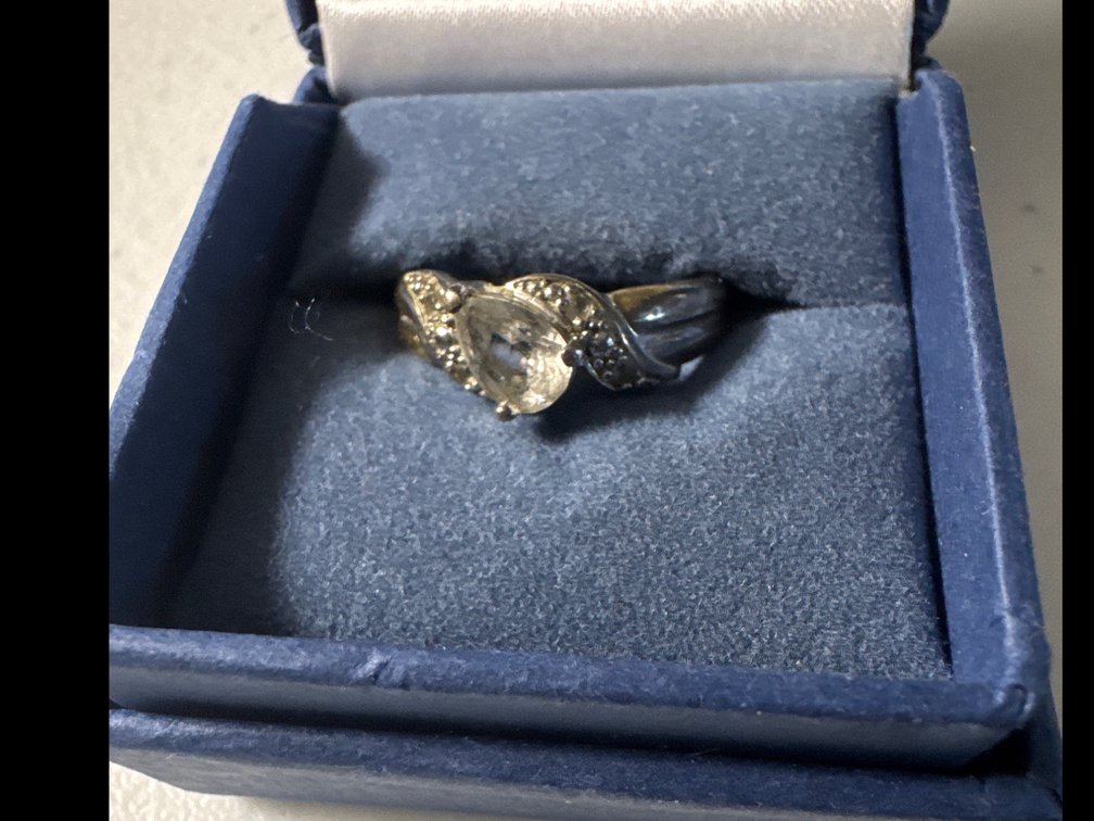 Sterling Silver Ring W/ Cubic Zirconia