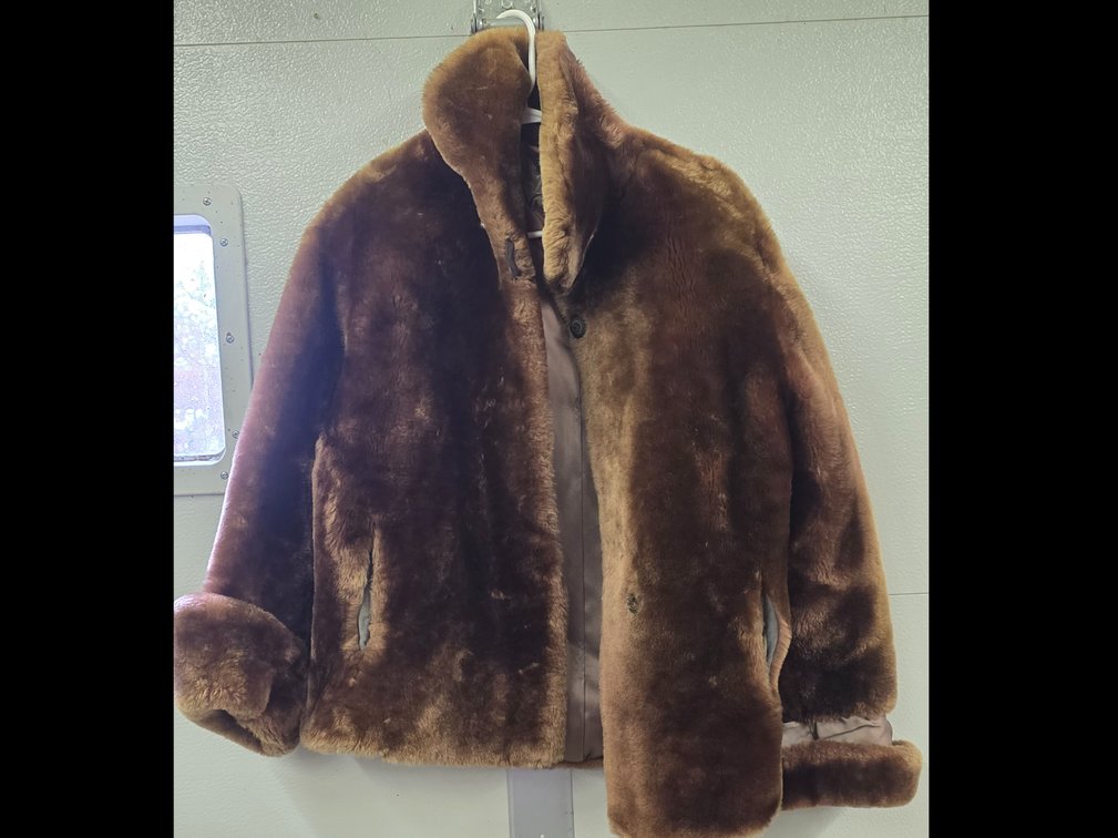 Furriers Beckmans Shearling  Fur Coat, size M/L