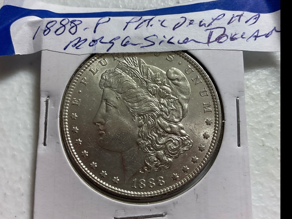 1888 P Philadelphia Morgan Dollar