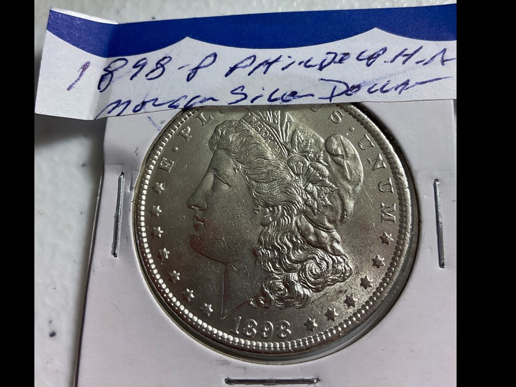 1898 P Philadelphia Morgan Dollar