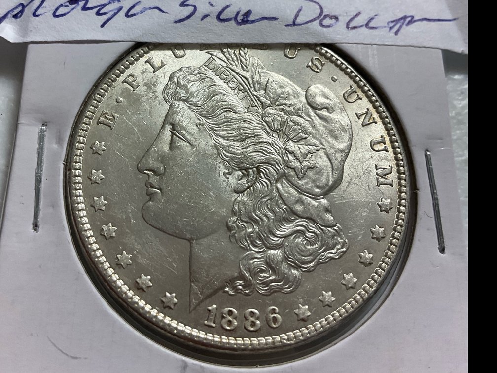 1886 P Philadelphia Morgan Dollar