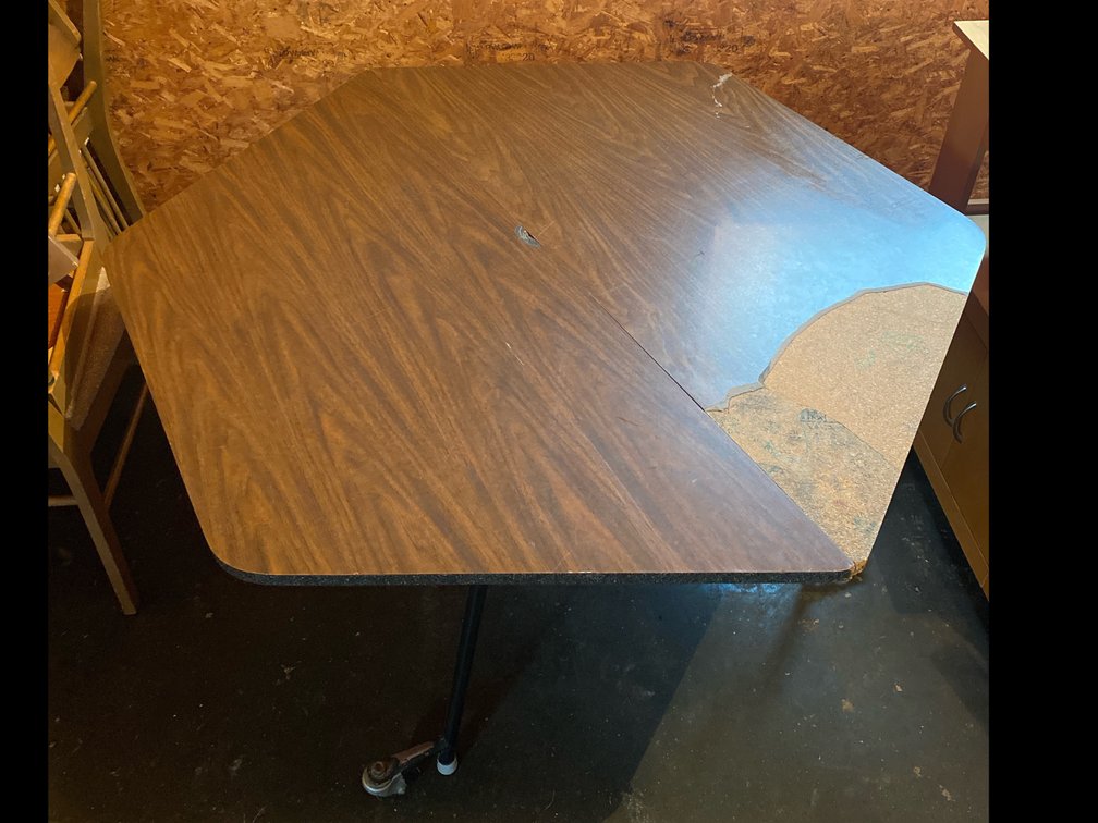 Folding Hexagon Table