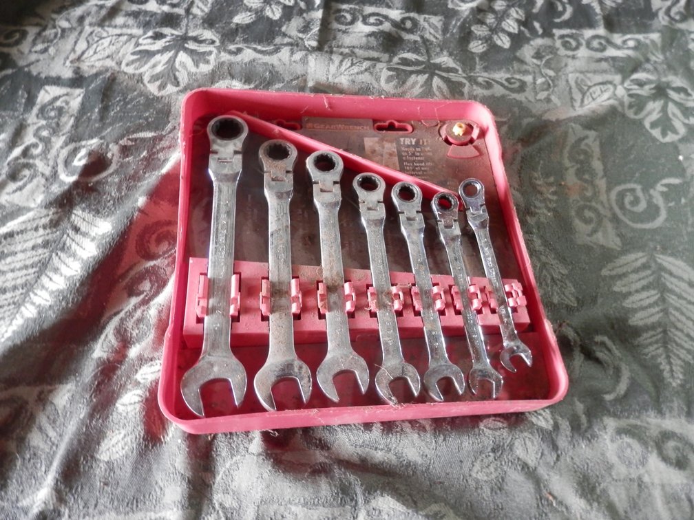 7-Piece GearWrench Flex SAE Ratcheting Wrench Set