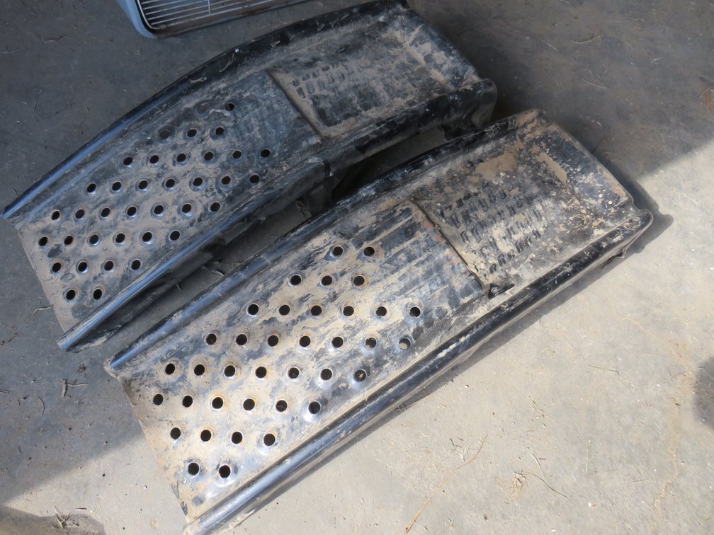 Pair Of Metal Automotive Ramps