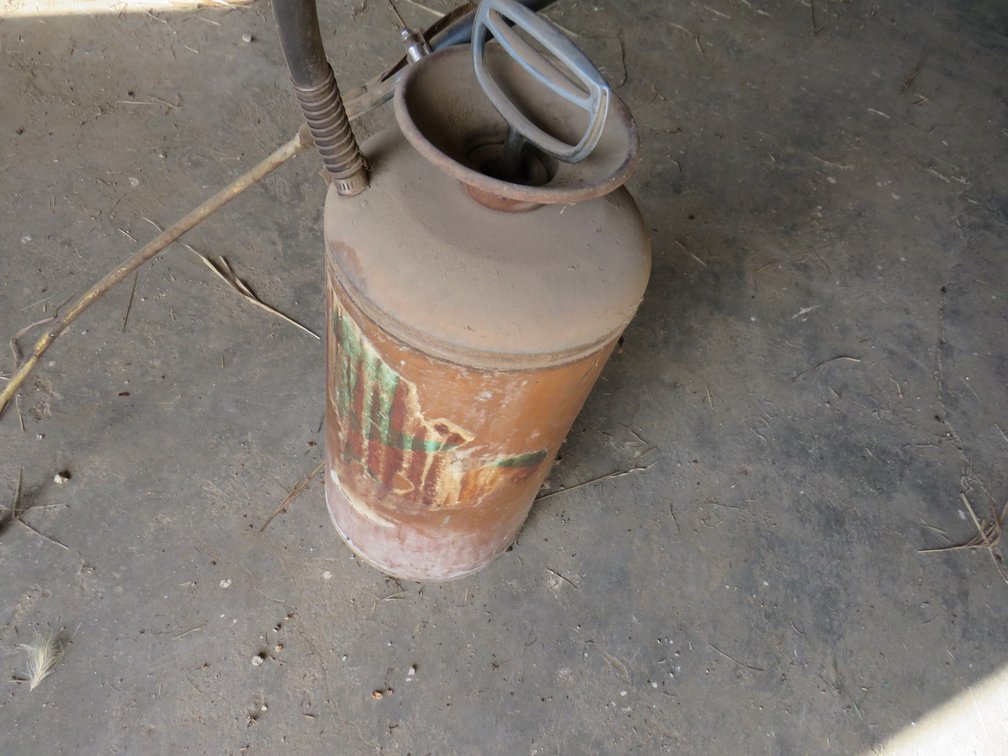Antique Metal Weed Sprayer