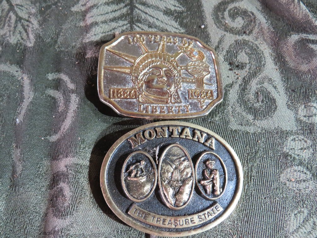 (2) Belt Buckles