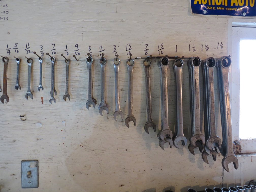Assorted Combination Wrenches
