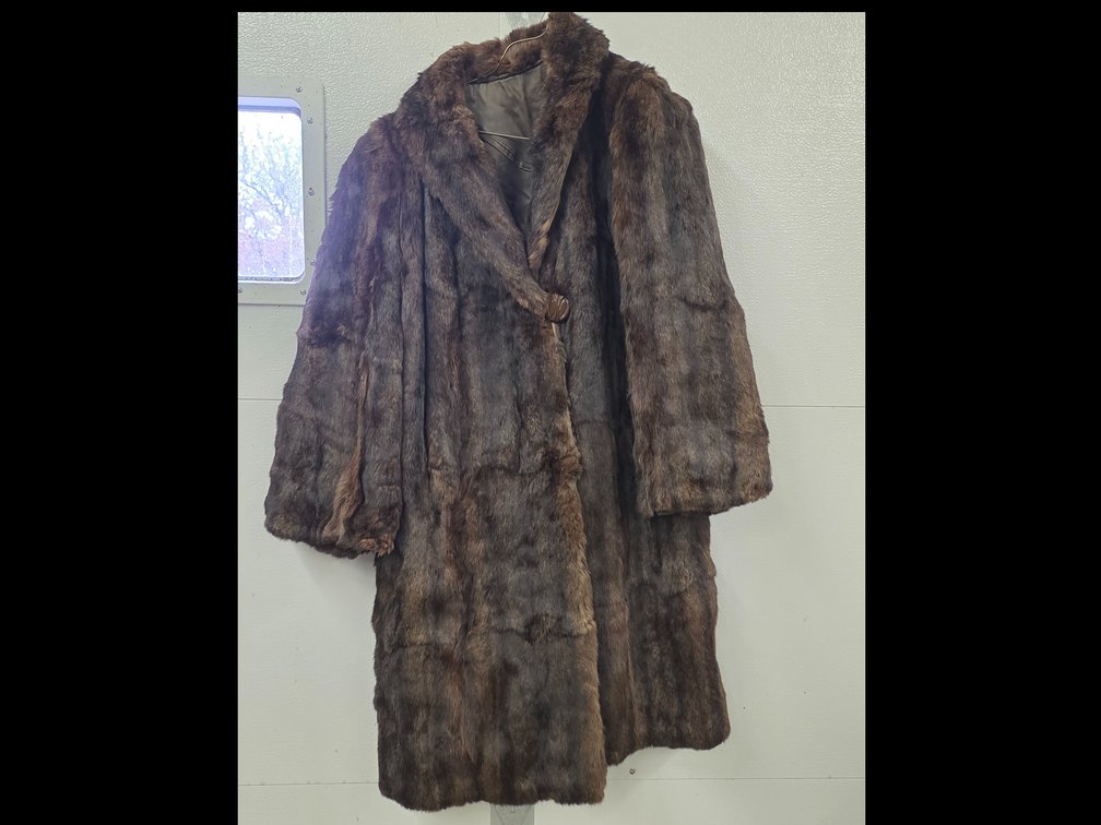 Mink Knee Length Coat