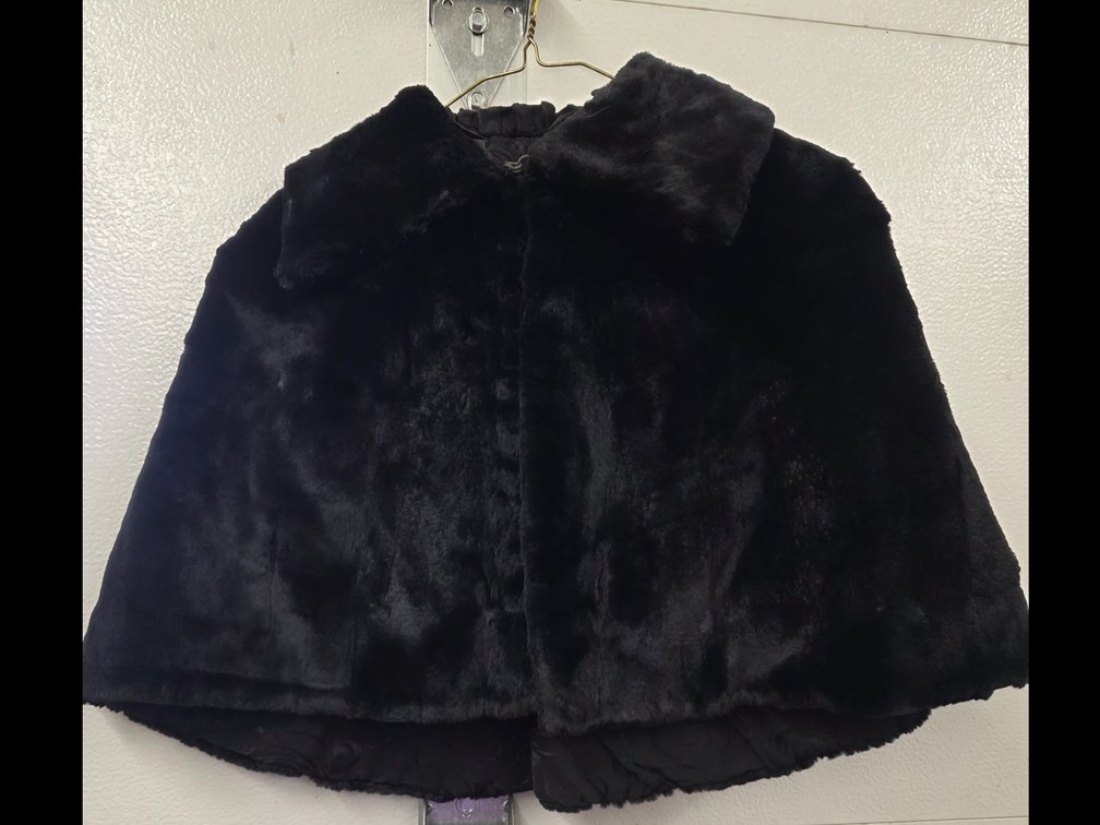 Faux Fur Cape