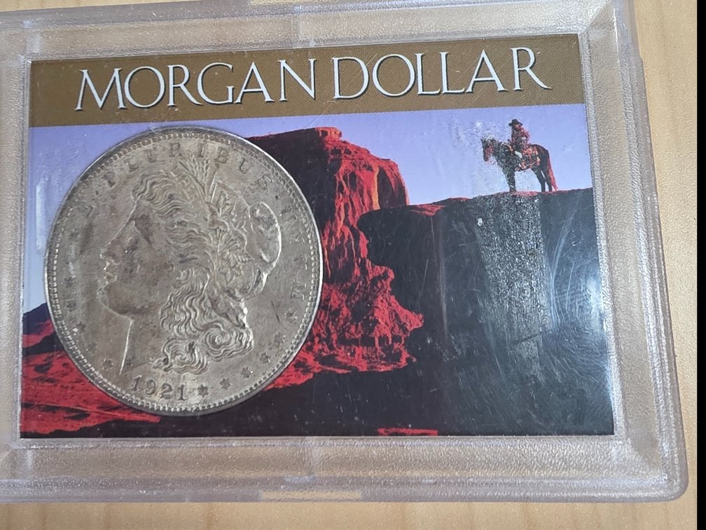 1921 O Morgan Silver Dollar