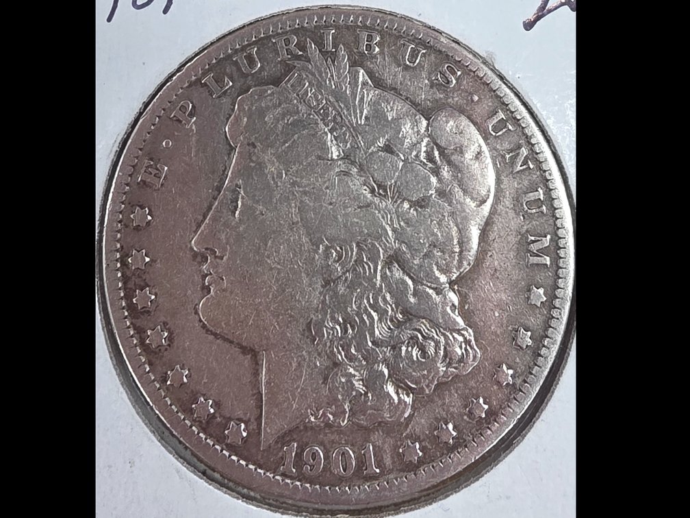 1901 O Morgan Silver Dollar