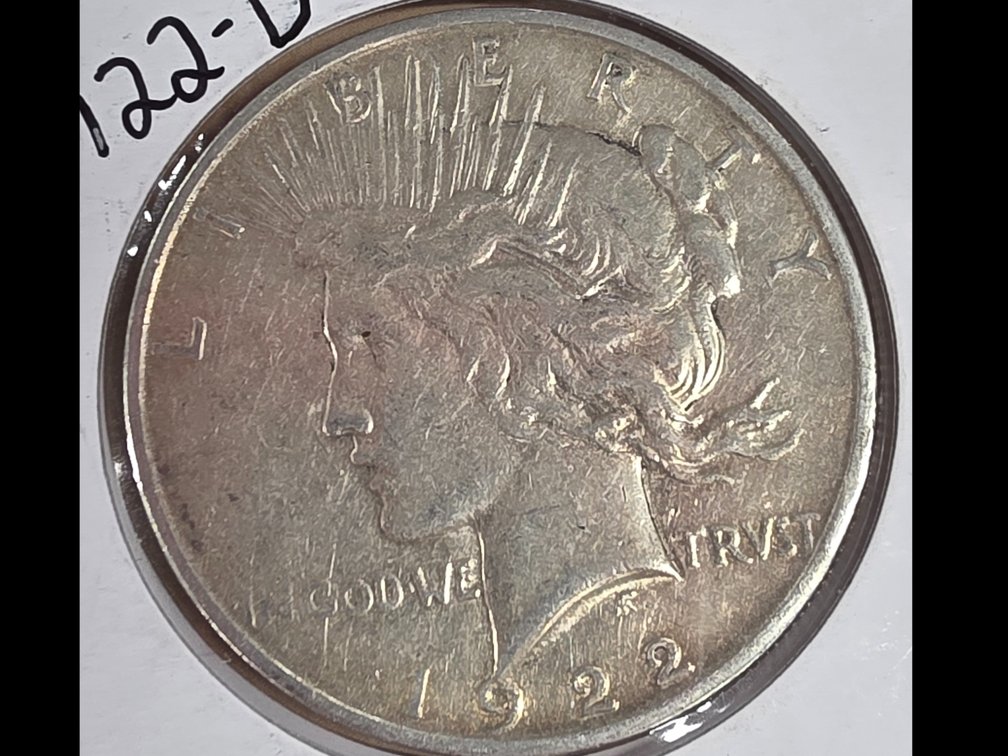 1922 D Morgan Silver Dollar