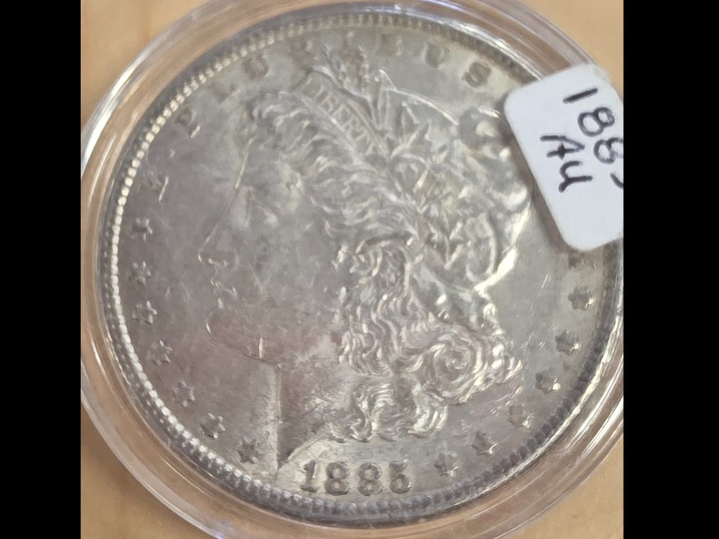 1885 P Morgan Silver Dollar