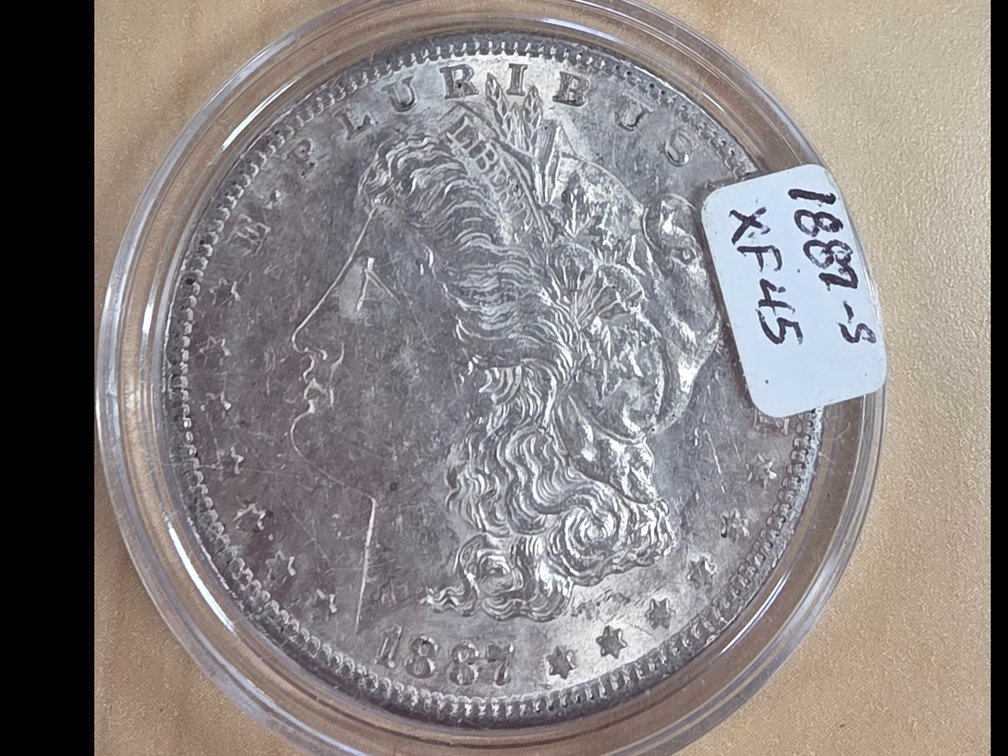 1887 S Morgan Silver Dollar