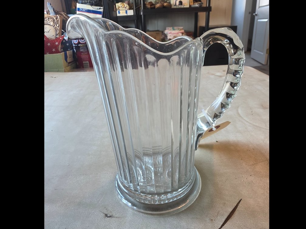 EAPG McKee Glass Prism Pitcher