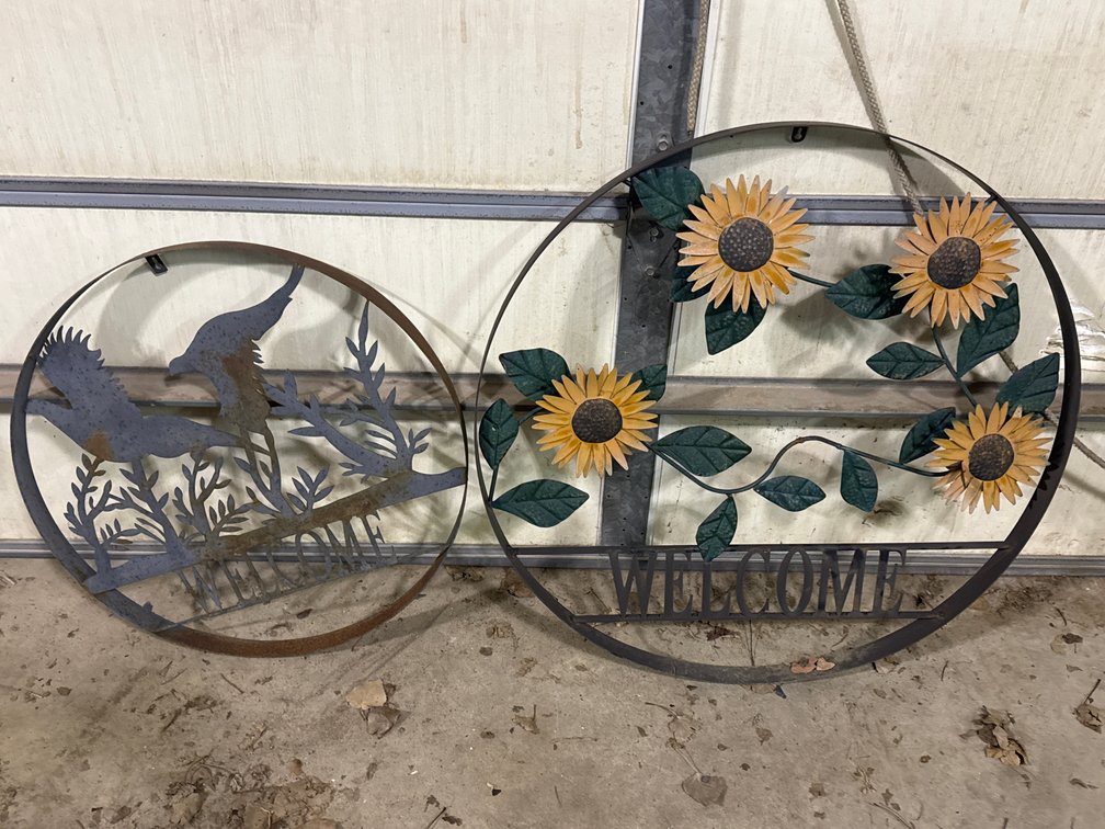 Metal Wheel Art Work