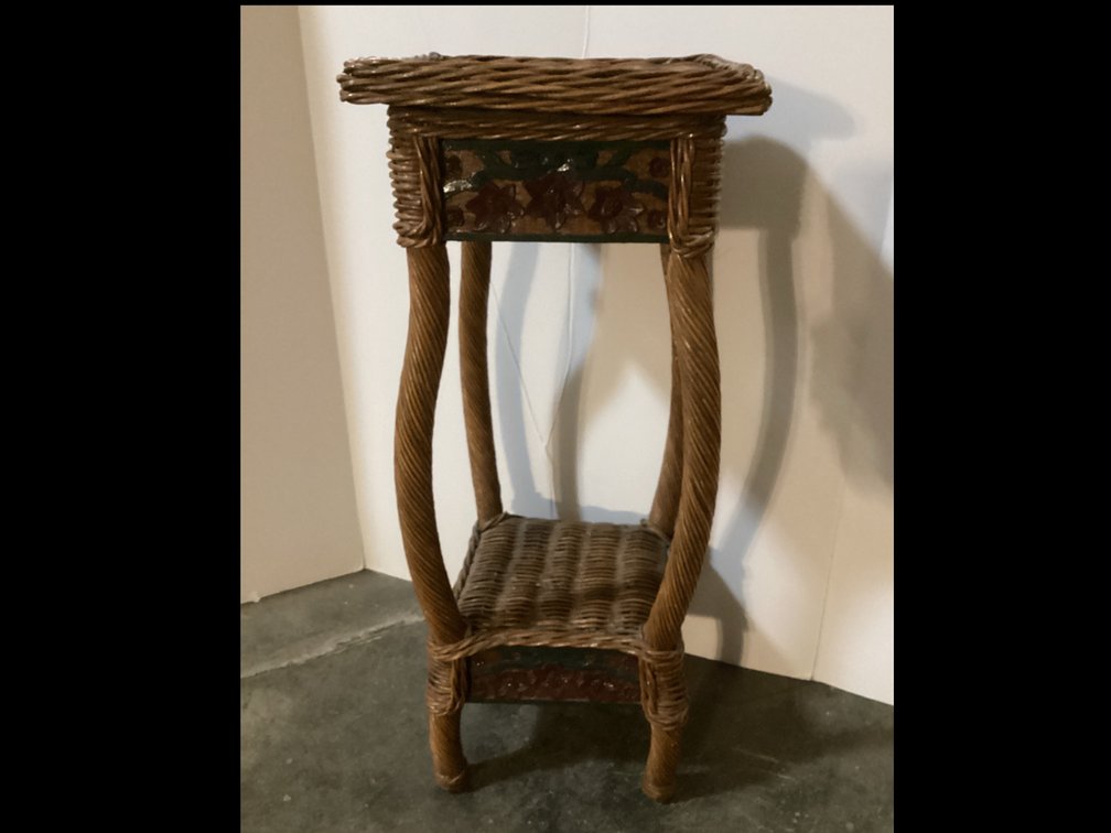 Wicker Side Table