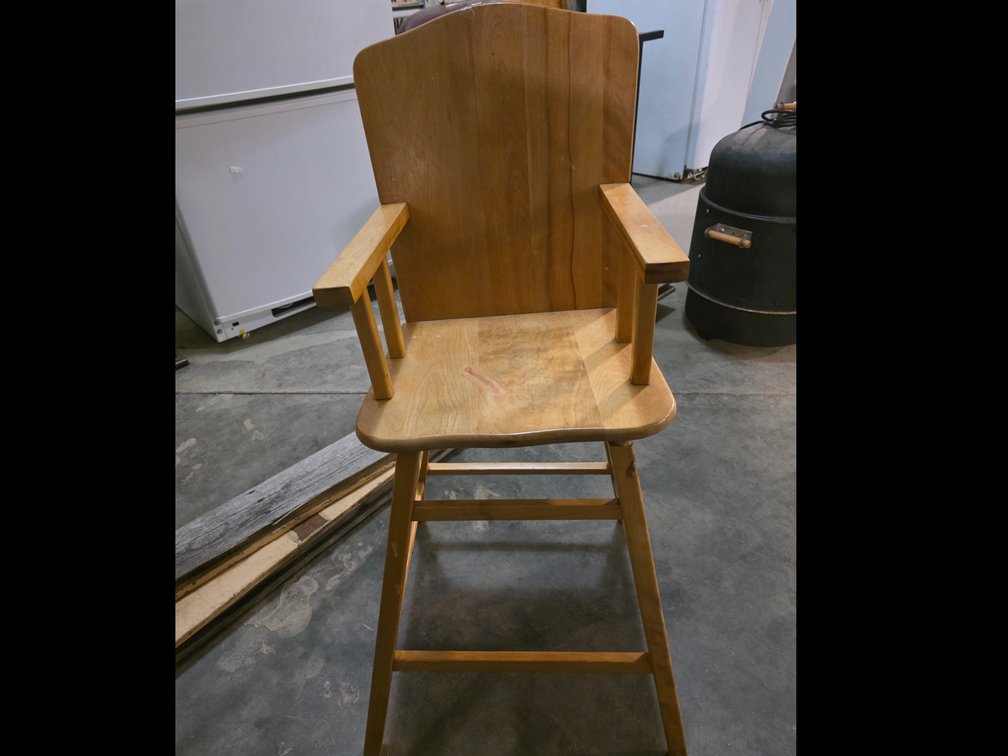 Wood High Chair