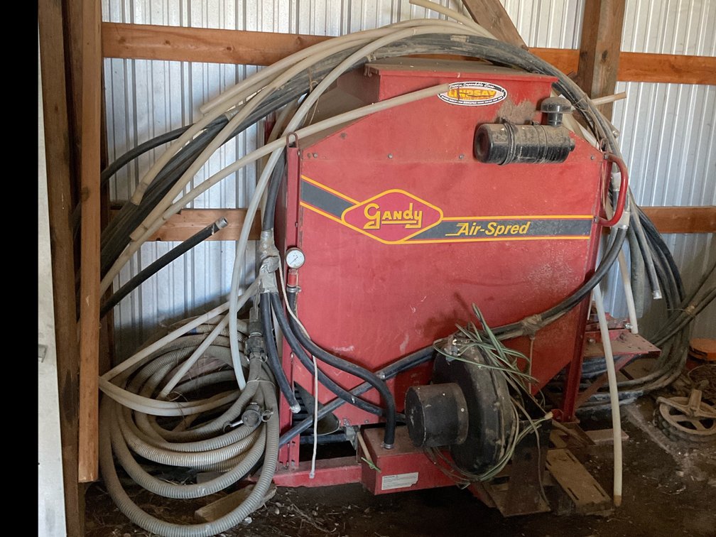 Gandy Air-Spred Seeder Attachment For Toolbar