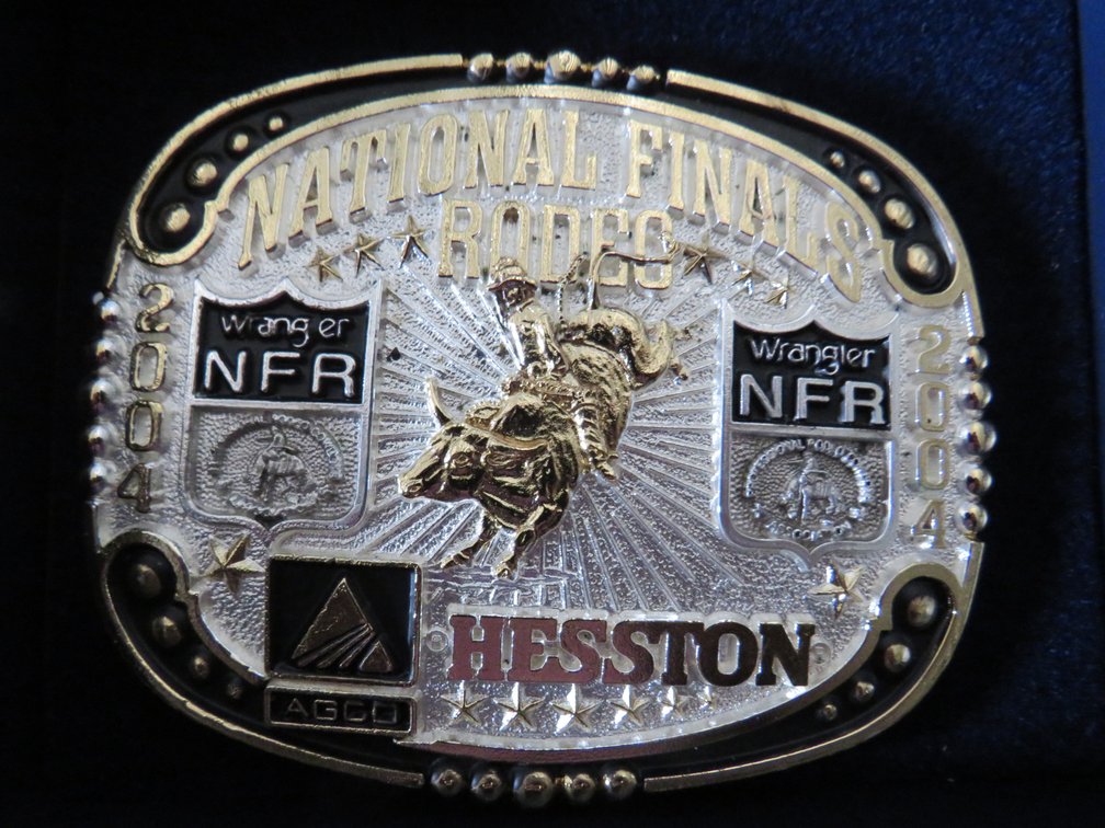 2004 Montana Silversmith’s Hesston NFR Belt Buckle