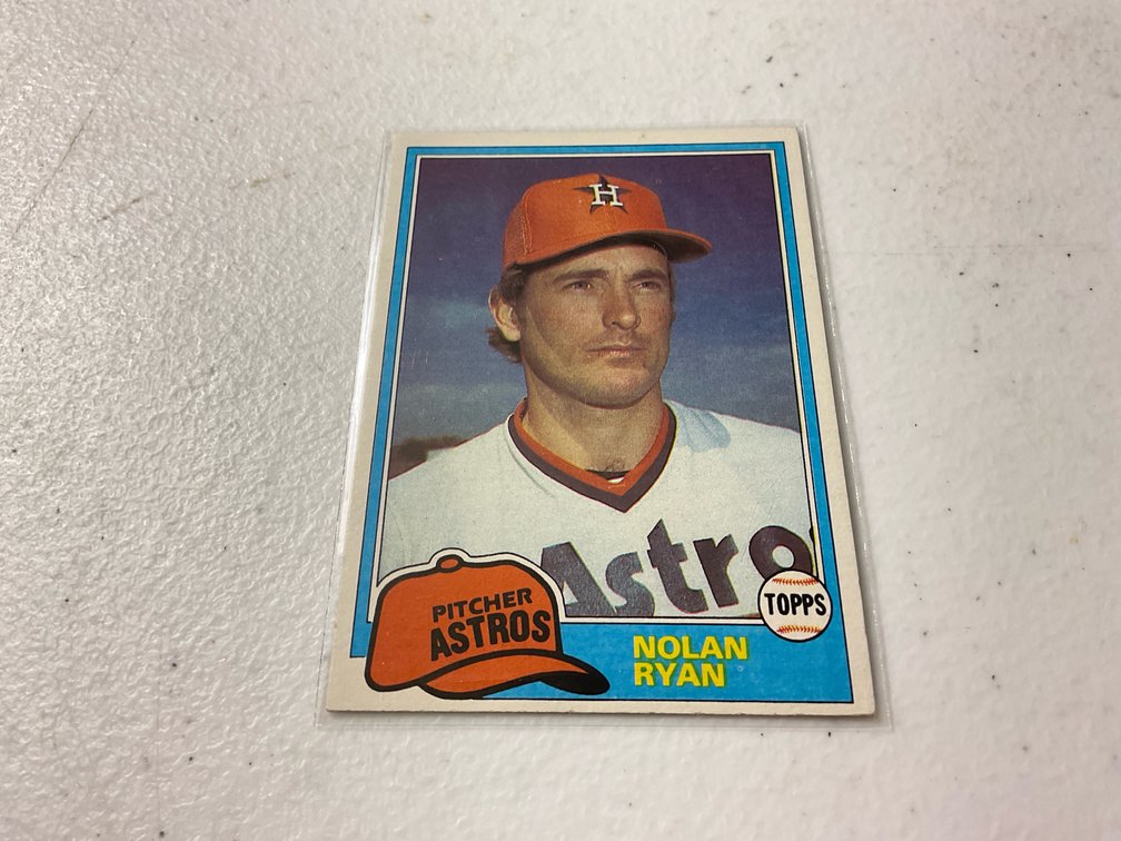1981 Topps Nolan Ryan MLB Card