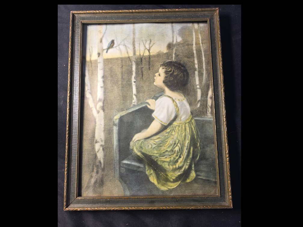 Girl with Bird