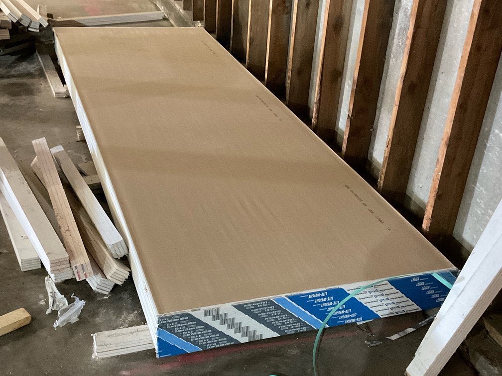 Lite-Weight Gypsum Board 1/2” x 4’ x 12’