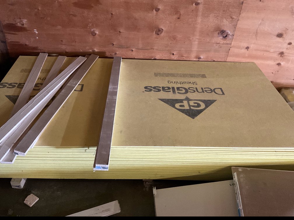 1/2” DensGlass Sheathing 4’ x 8’ Sheets