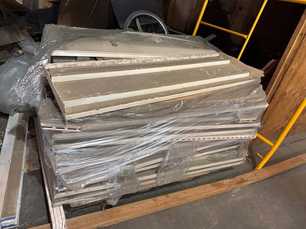 Large Lot Of Metal Retail Shelving